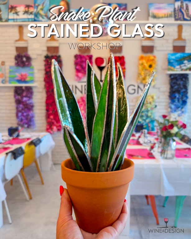 Snake Plant Stained Glass Workshop
