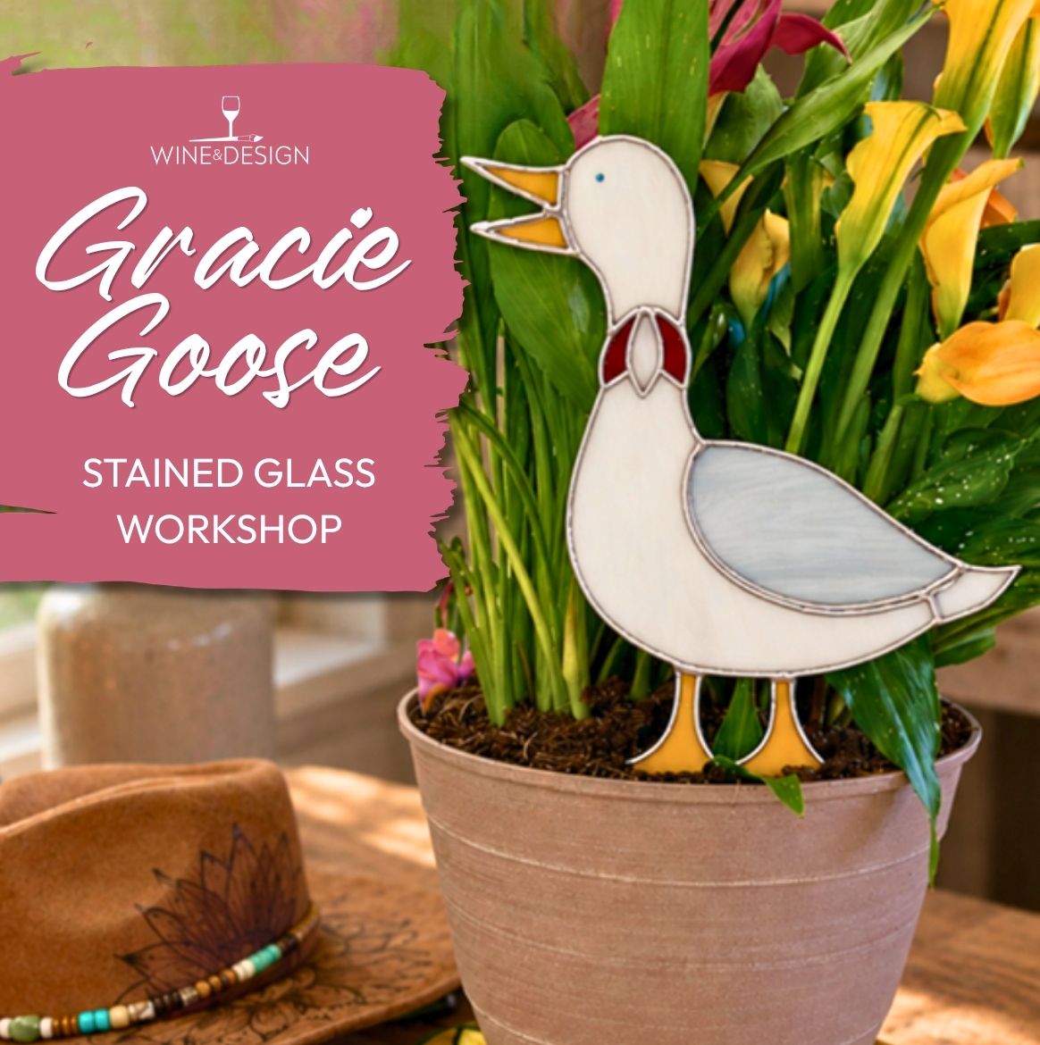 Stained Glass Gracie Goosie Workshop