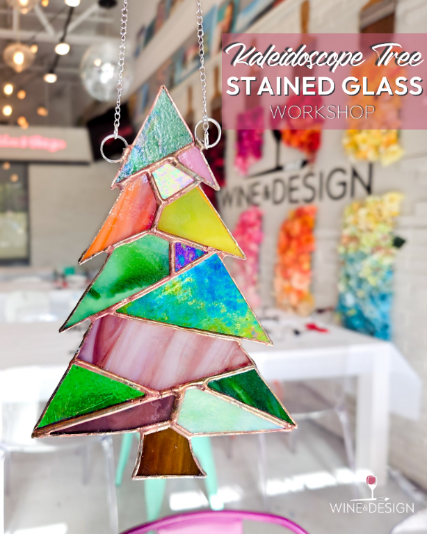 Kaleidoscope Tree Stained Glass Maker's Morning