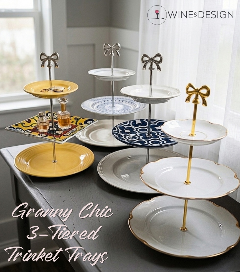 ONLY 3 SEAT LEFT! Granny Chic 3-Tiered Trinket Trays & Beaded Bracelet Workshop 