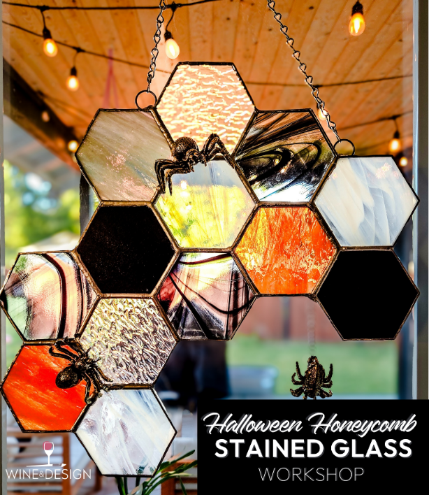 NEW Halloween Honeycomb Stained Glass Worksop