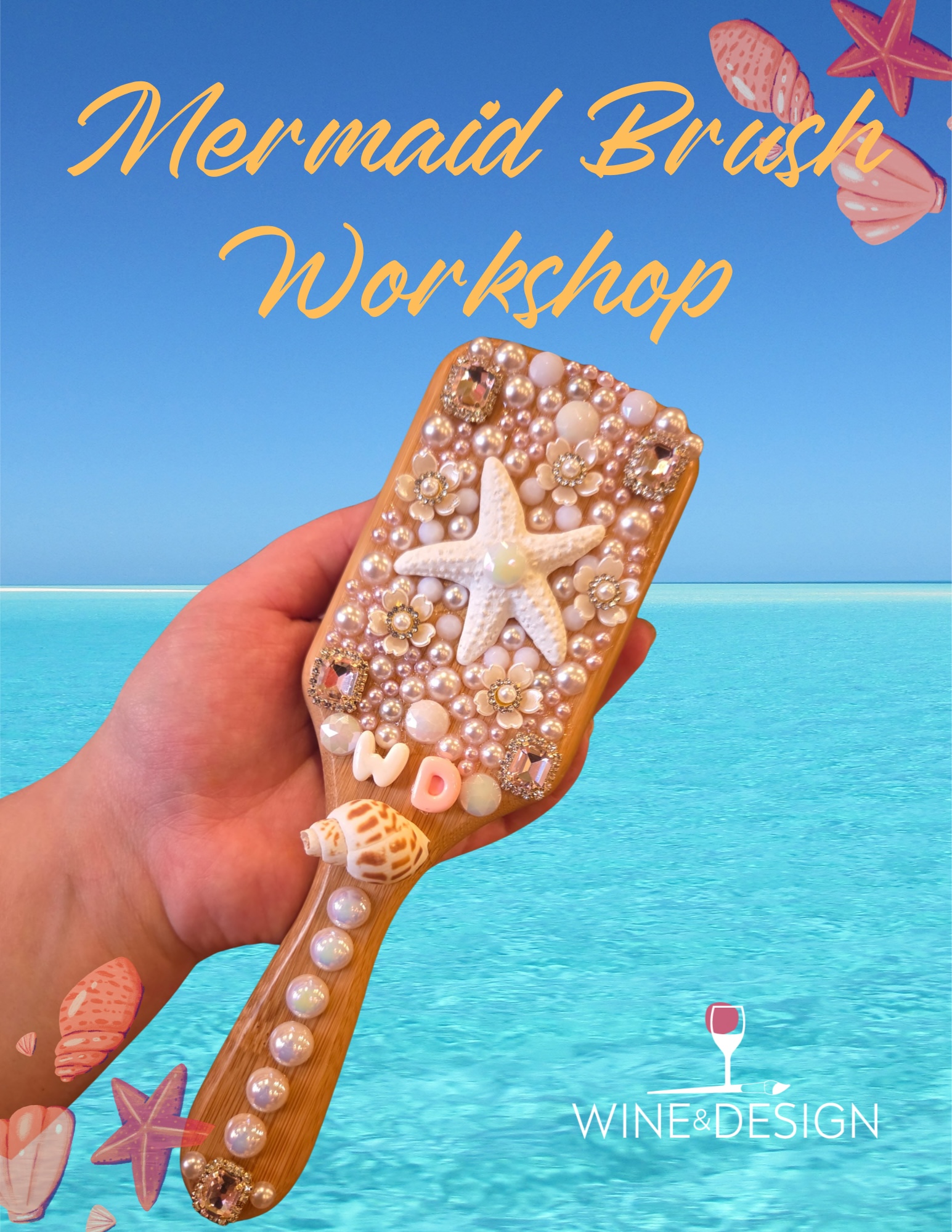 10 LEFT: Mermaid Brush Workshop
