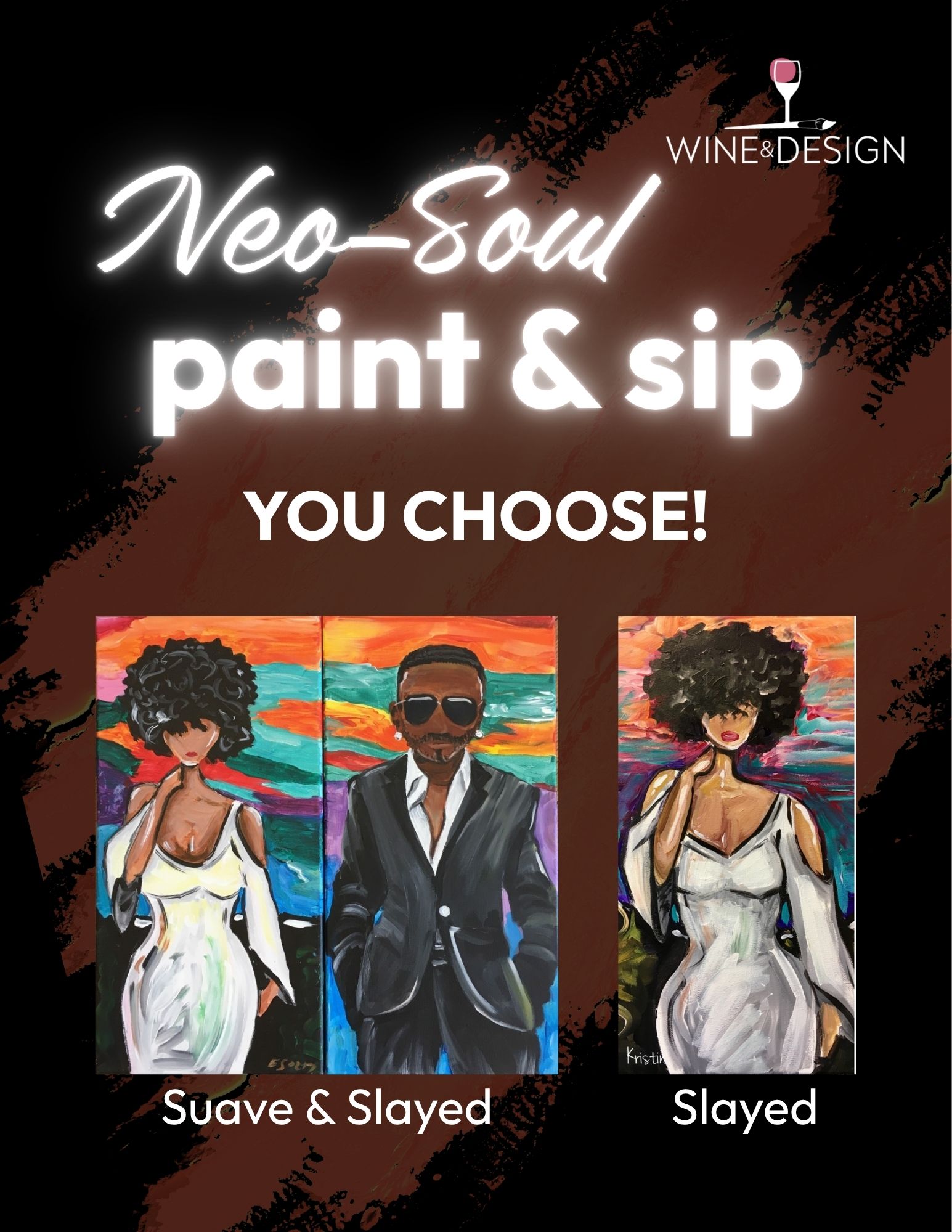 Neo-Soul Paint and Sip! 7:00pm-9:00pm