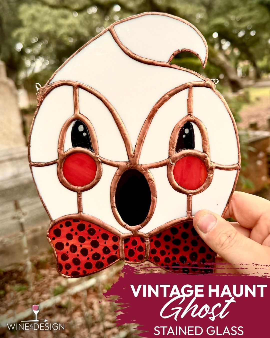 *NEW* Vintage Haunt Ghost Stained Glass Workshop