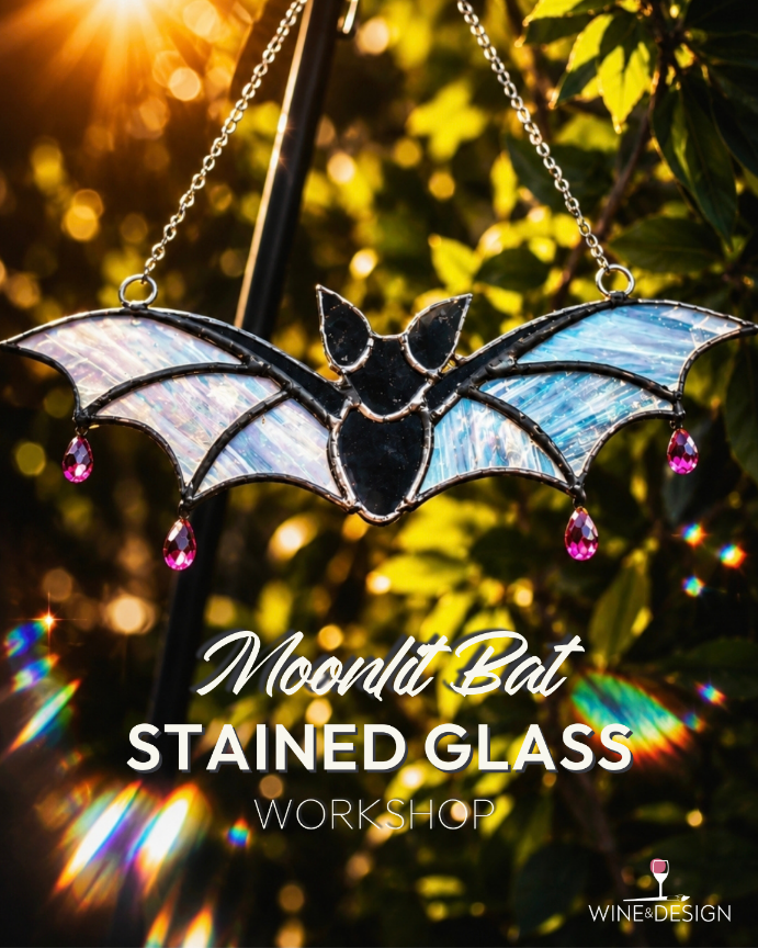 Moonlit Bat Stained Glass Workshop