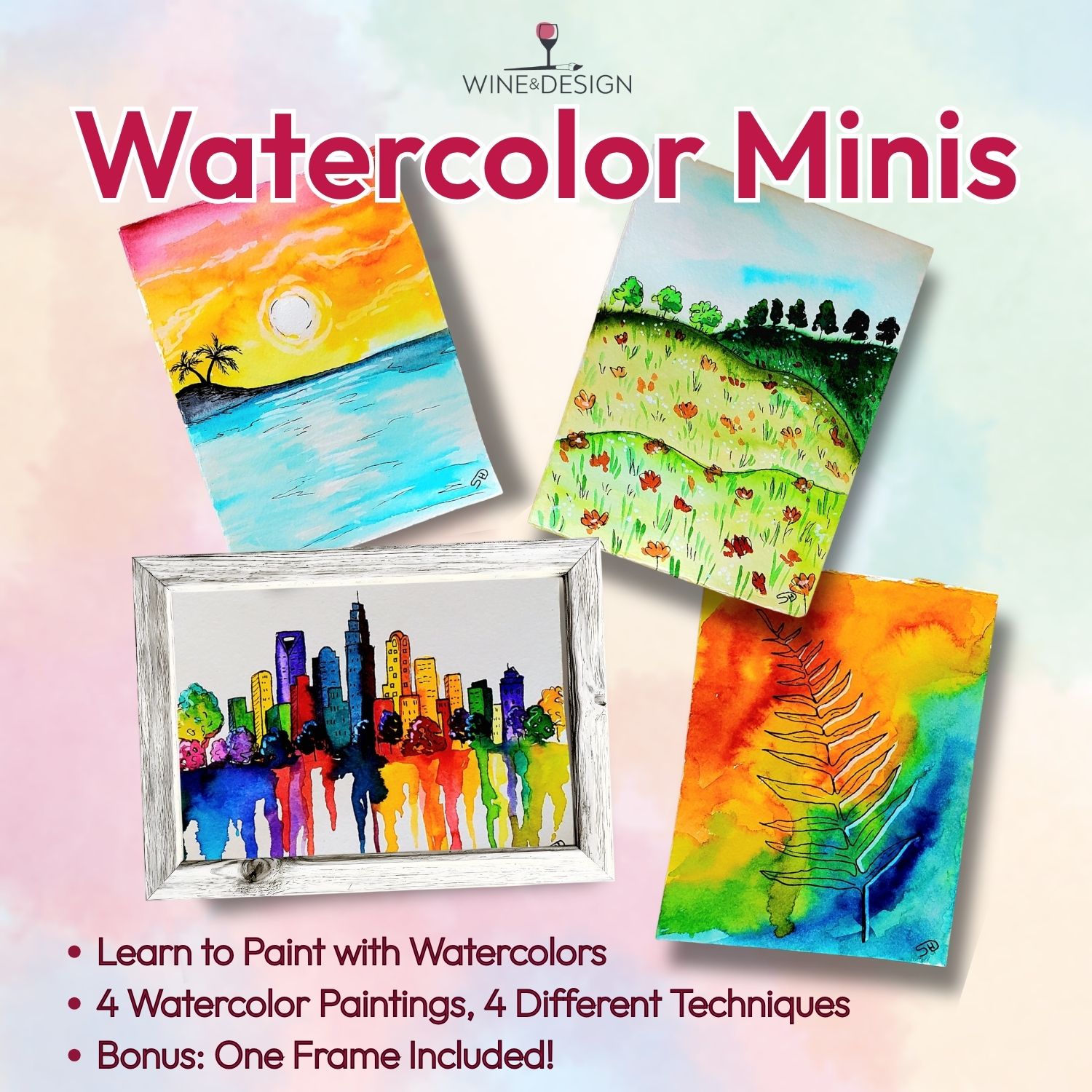 NEW Watercolor Minis Workshop