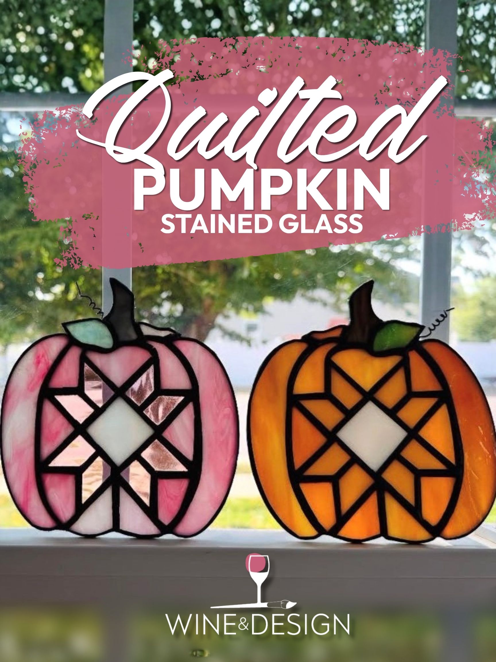 Quilted Pumpkin Stained Glass Workshop