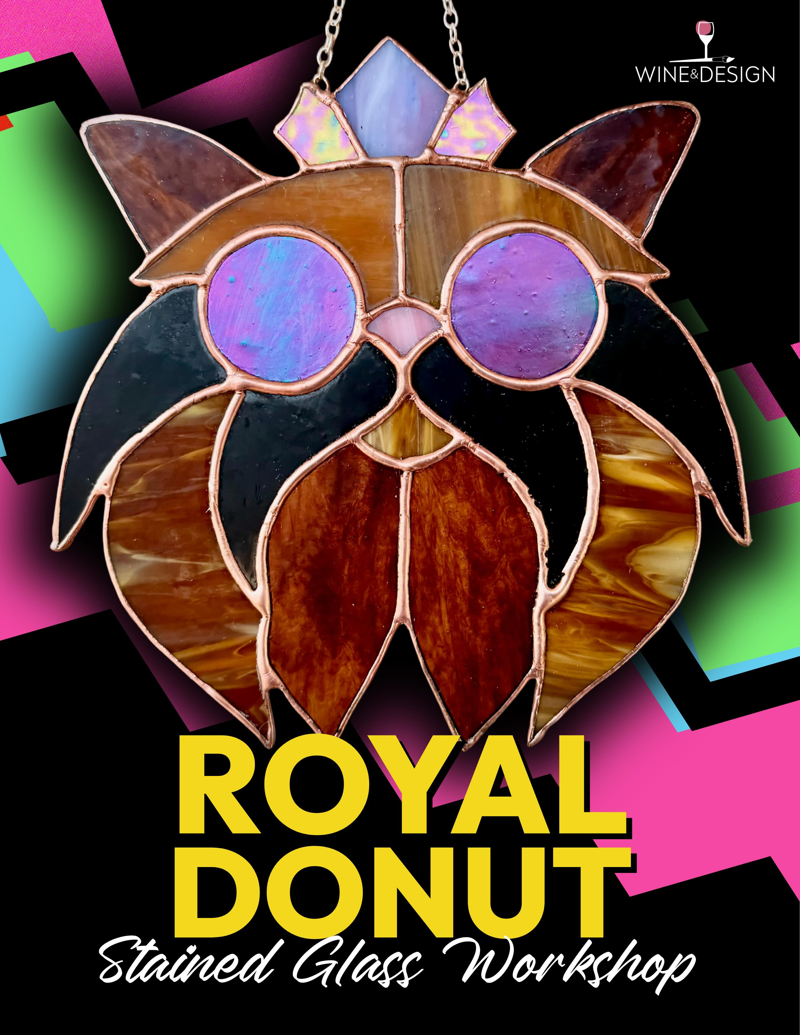 Royal Donut Stained Glass 12:00pm-2:30pm