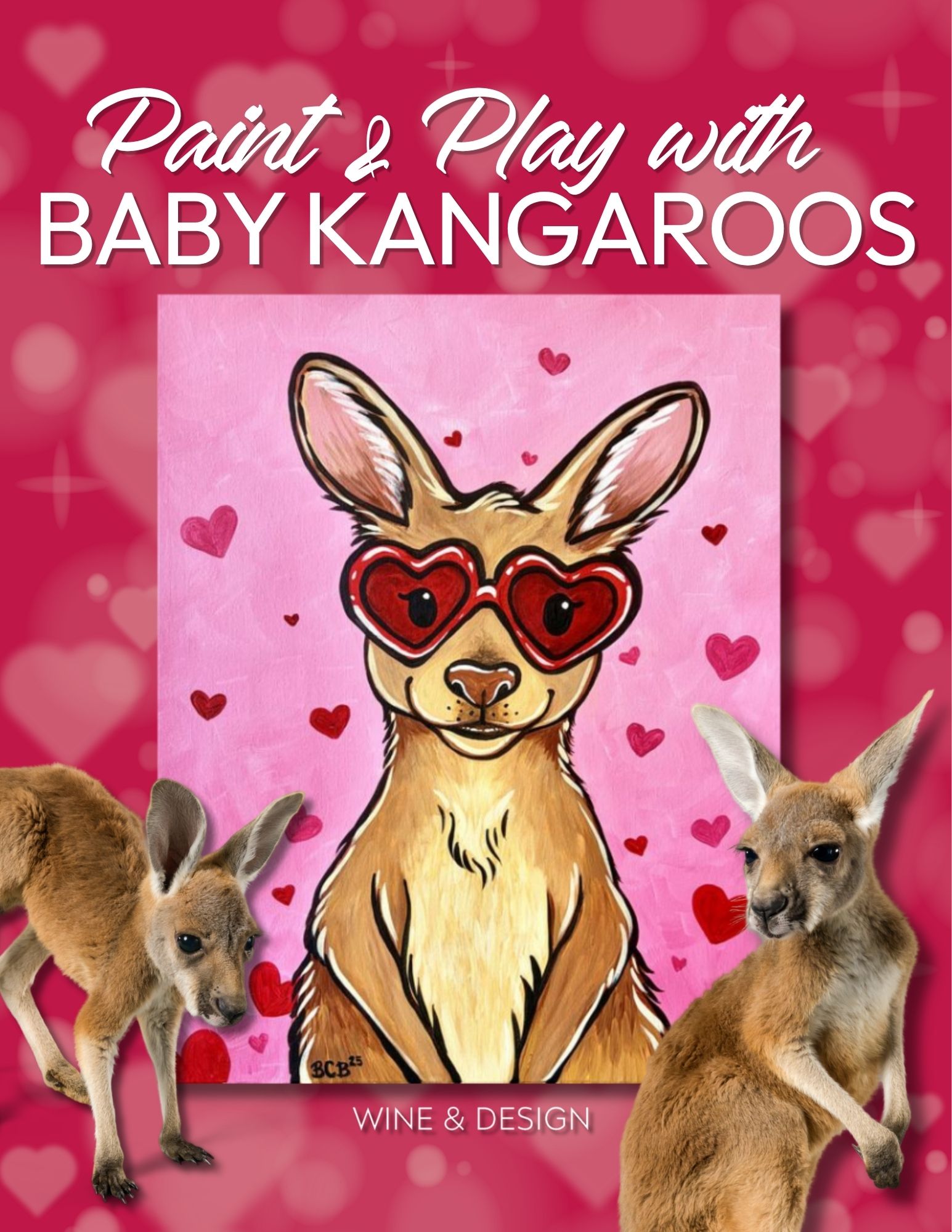 Paint and Play with Baby Kangaroos