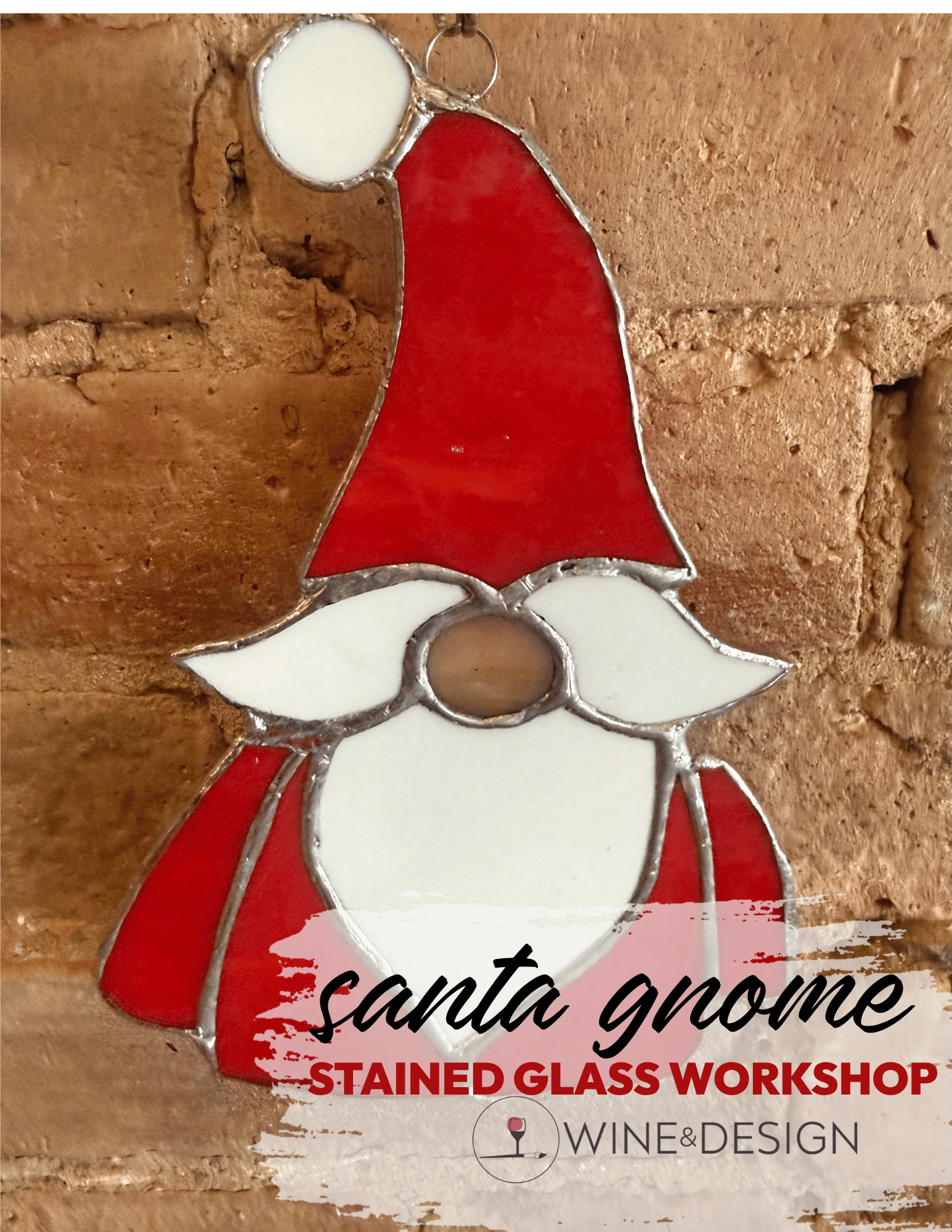 Santa Gnome Stained Glass Workshop