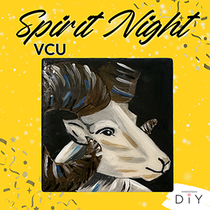 VCU SPIRIT NIGHT: SET OF 2 COASTERS