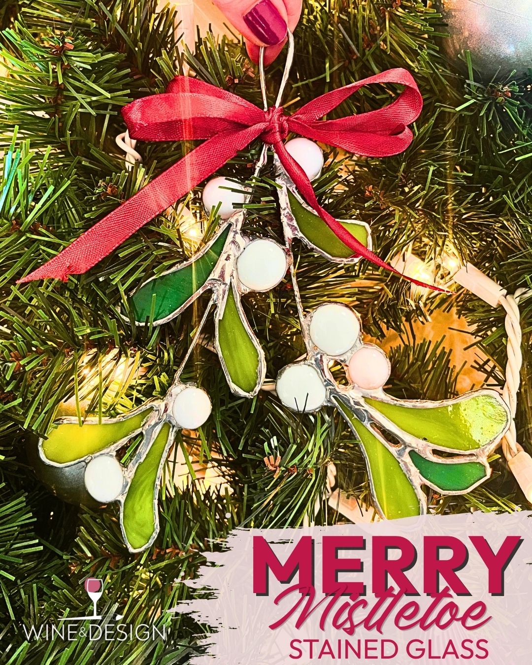 Merry Little Mistletoe Stained Glass Workshop