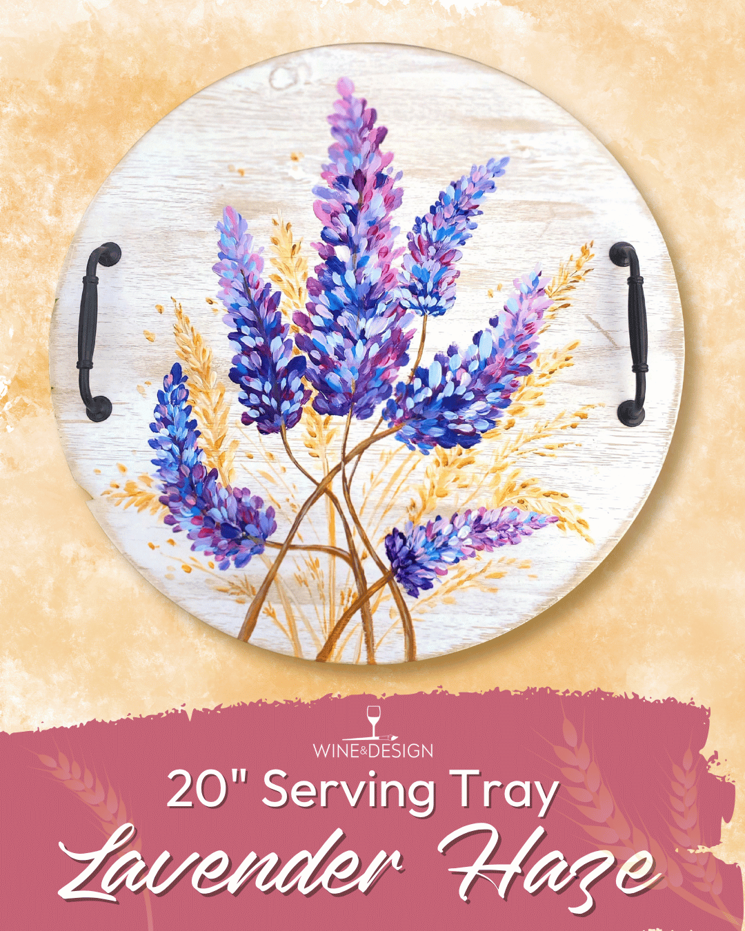 20" Lavender Haze Tray
