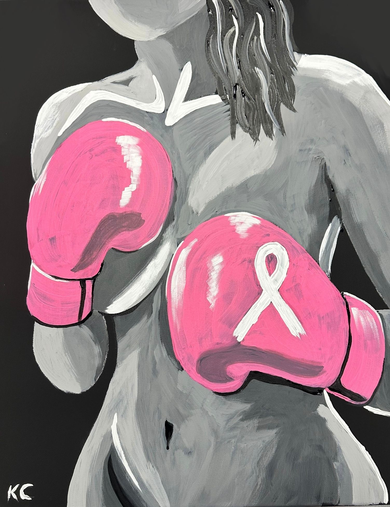 $32 Thursday - Sip & Paint Fight Like a Girl - BYOB and Free Parking