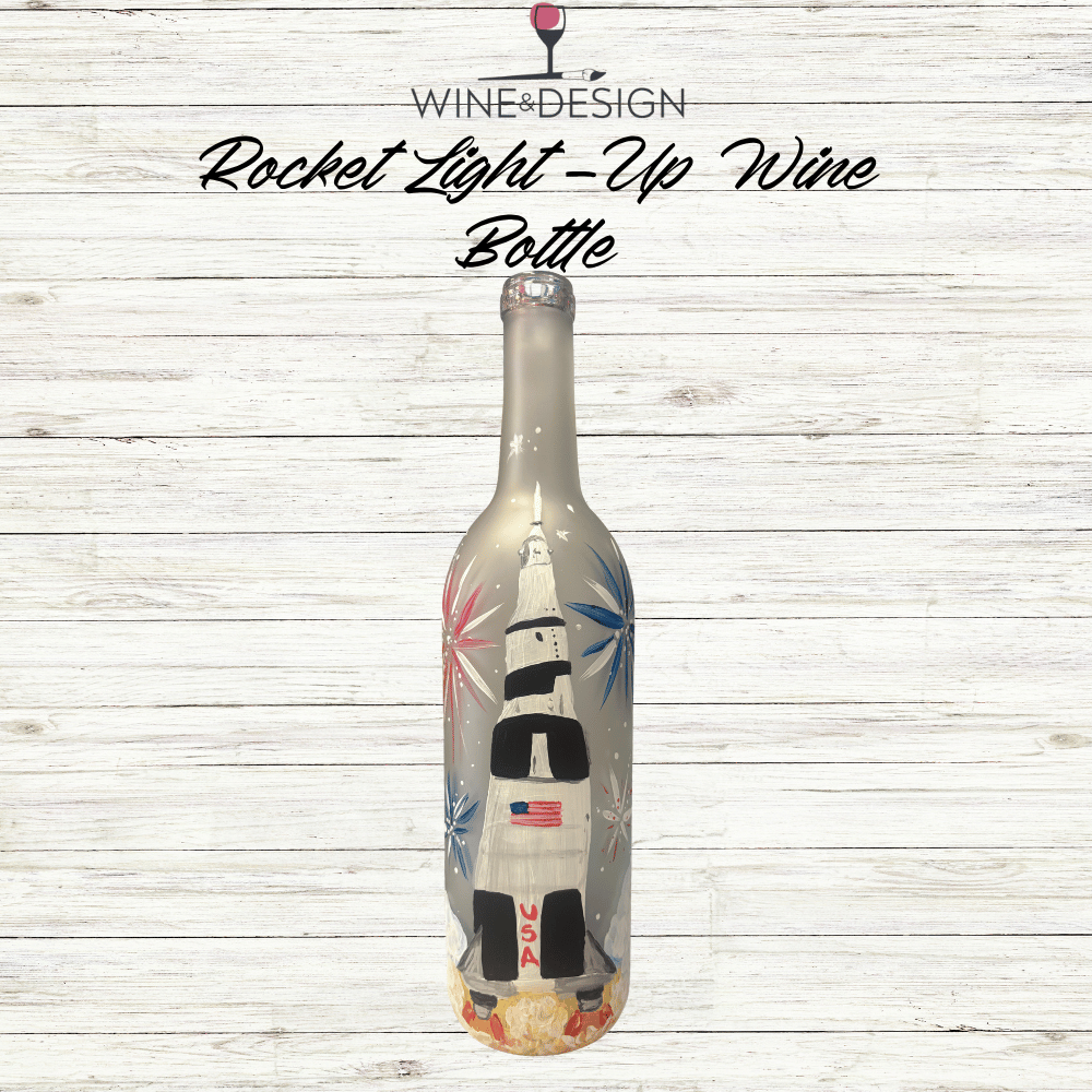 Rocket City Light Up Wine Bottle