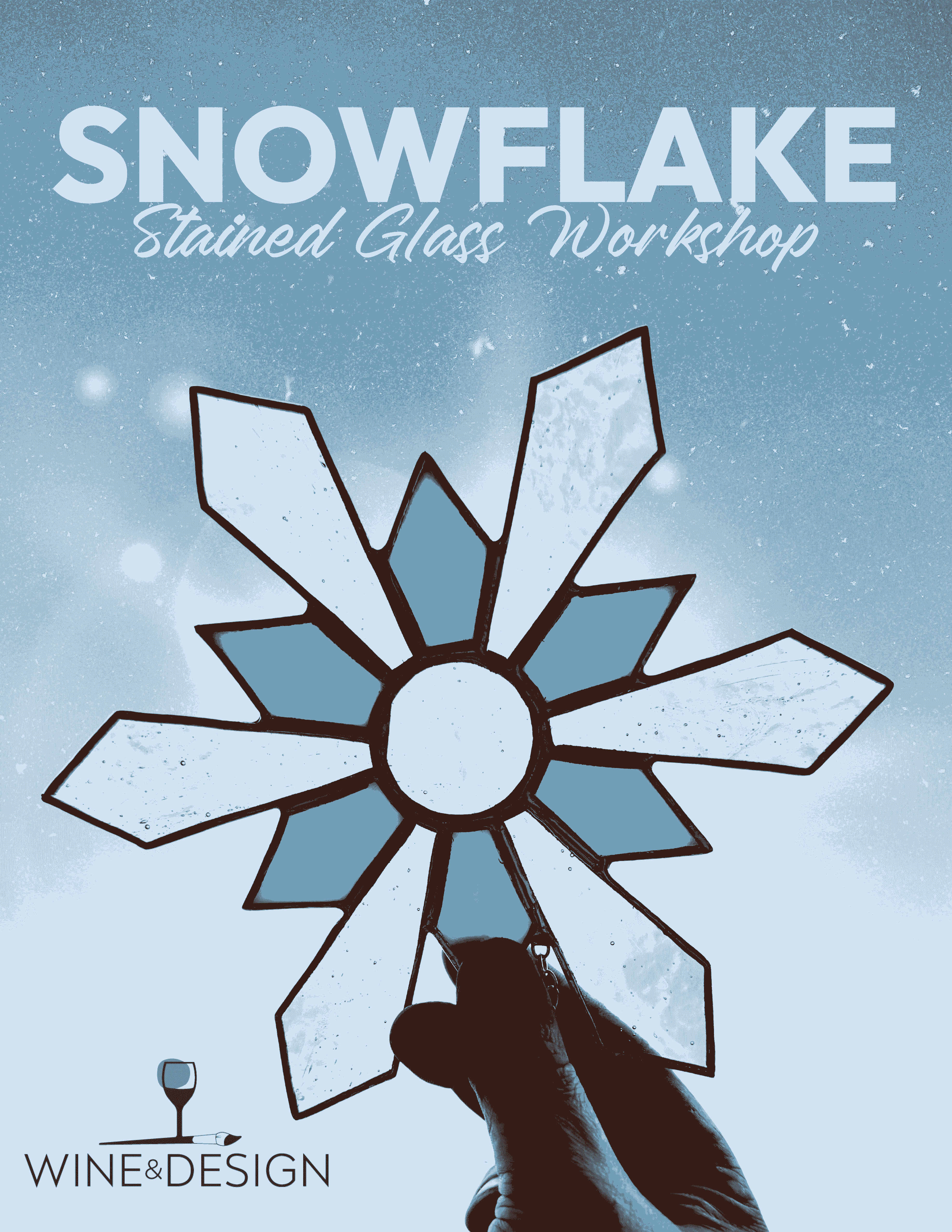 Snowflake Stained Glass