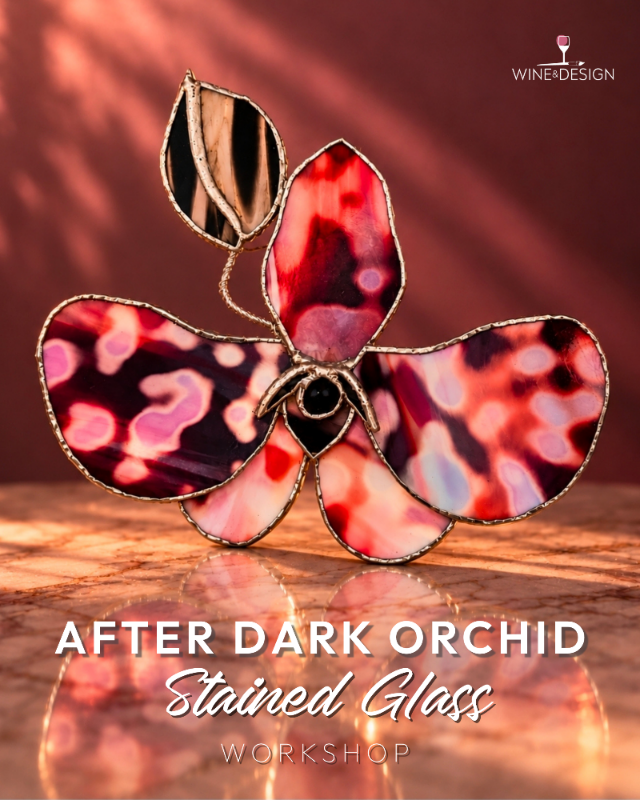 After Dark Orchid Stained Glass Workshop