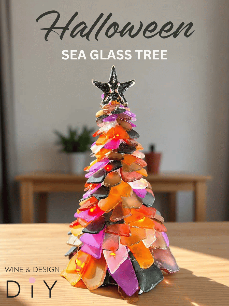 Halloween Seaglass Tree