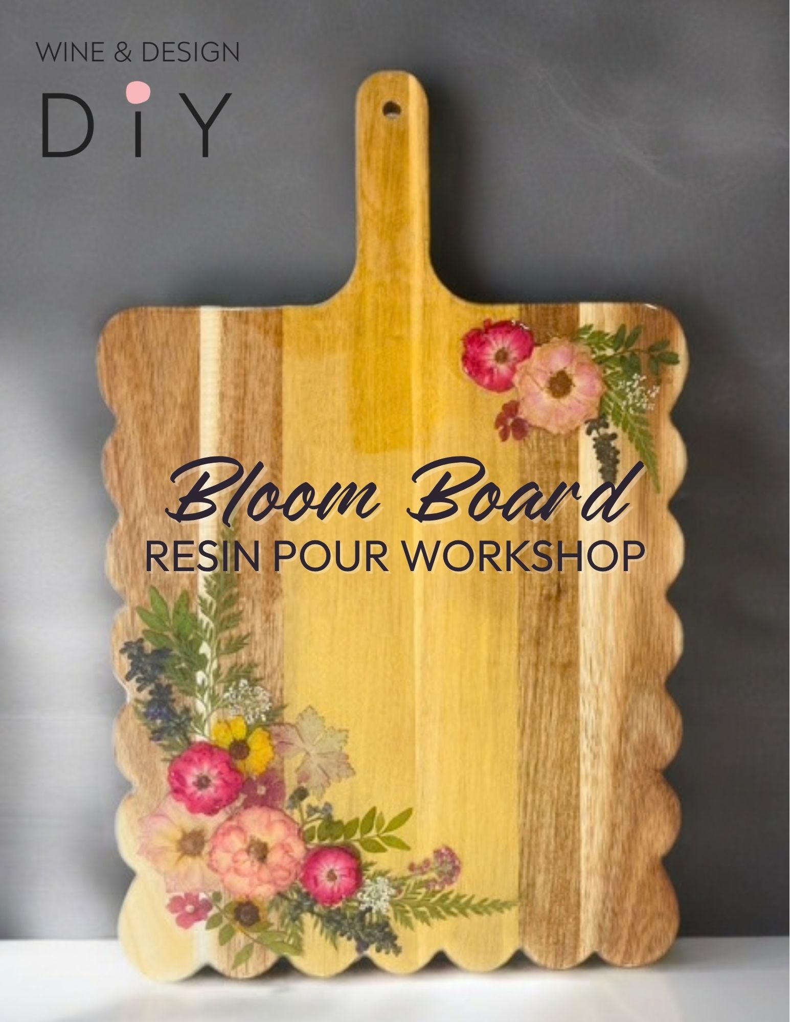 NEW Bloom Board Resin Pour Workshop