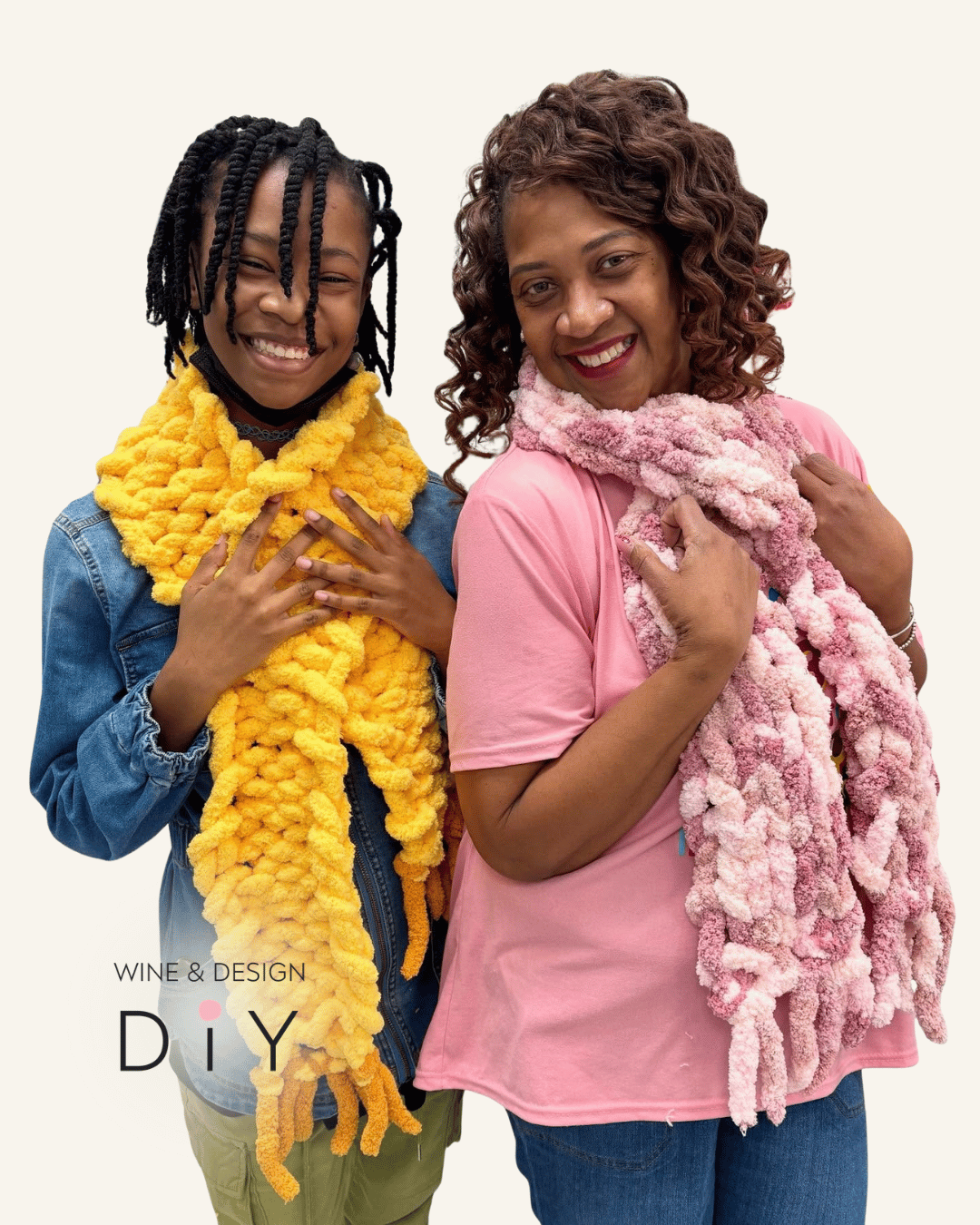 Chunky Scarf Workshop at Ah' Pizz - BYOB and Free Parking