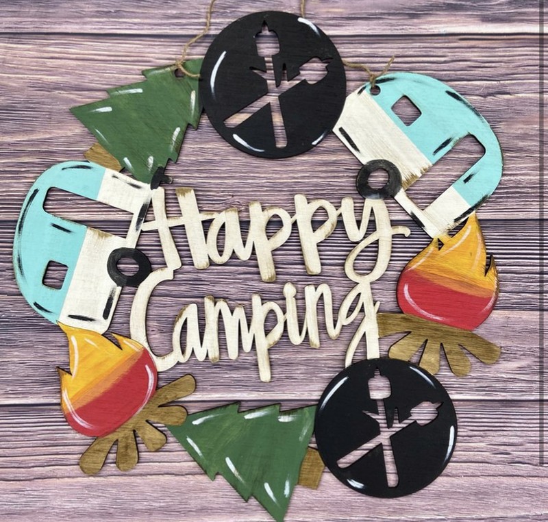 DIY Fall Sign @ Nittany Moutnain KOA