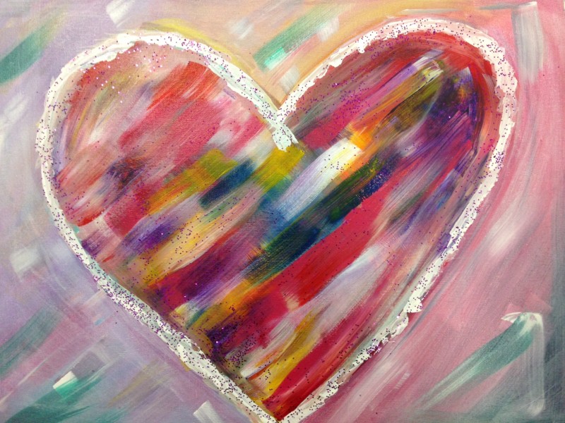 Art Buzz Kids - Glittery Heart