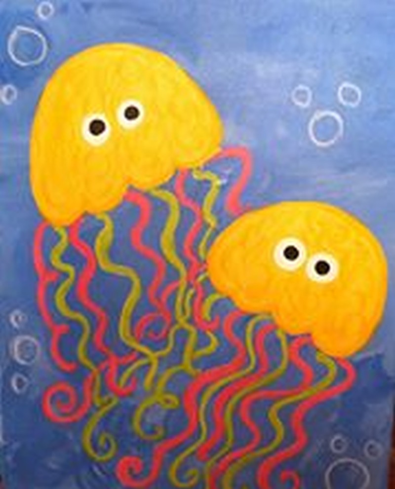 Deep Blue Sea Daily Art Camp: Jellyfish