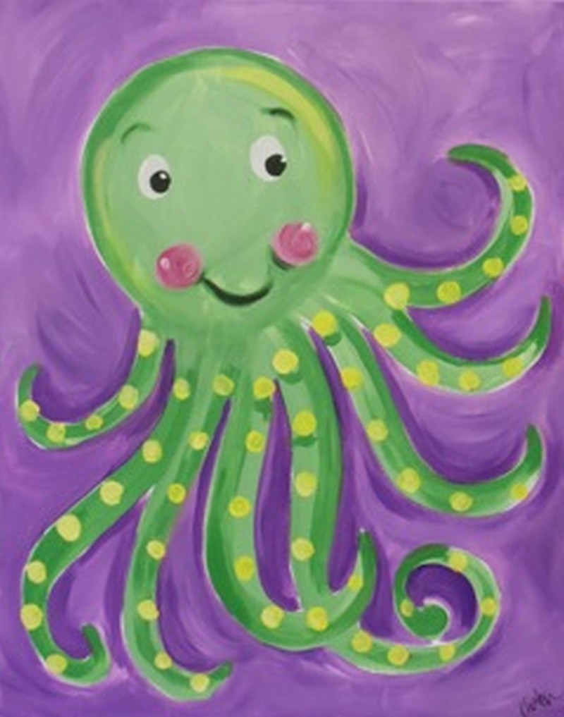 KIT:  Kiddo Green Octopus