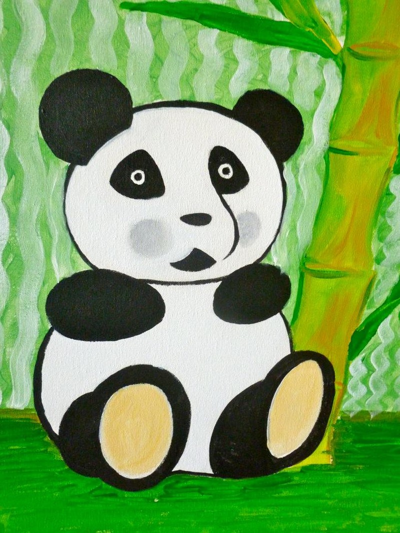 ABK Panda in bamboo