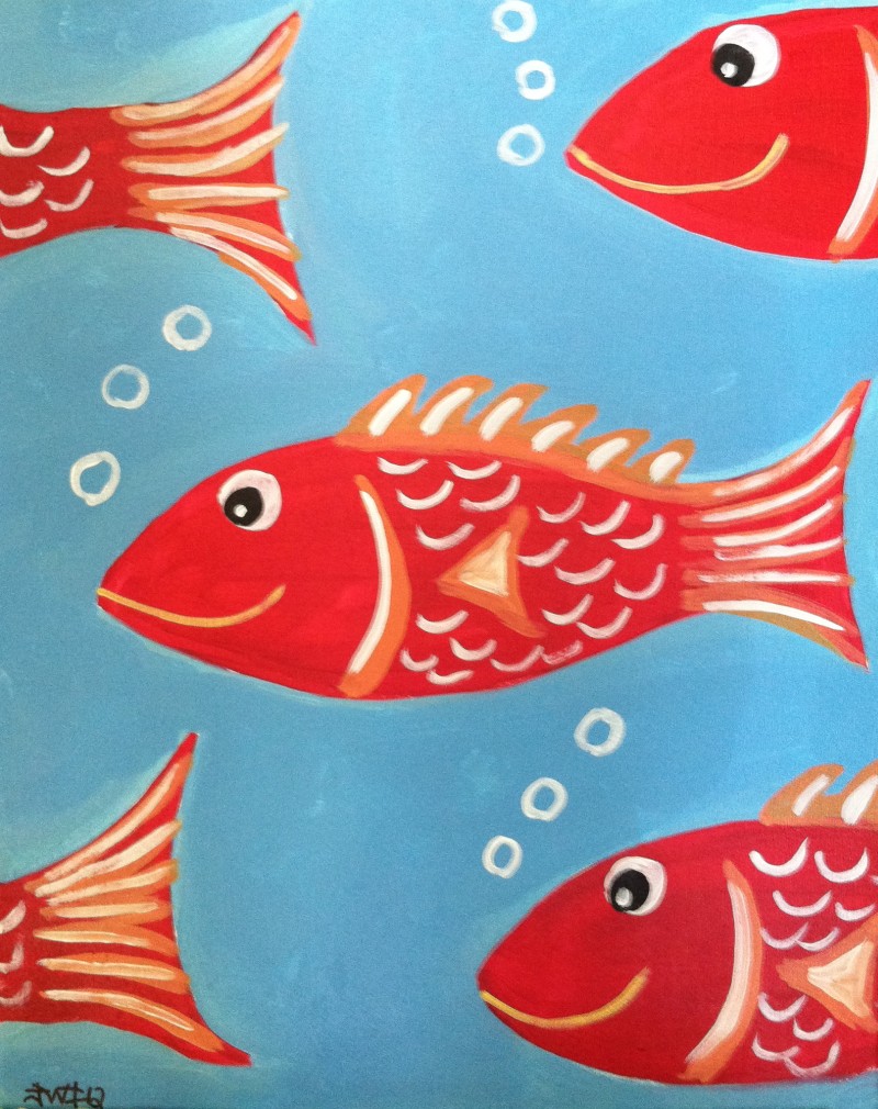 Art Buzz Kids: Red Fish