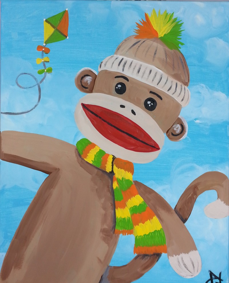 NEW! Kiddo Sock Monkey