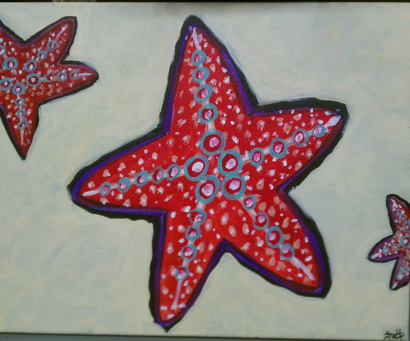 Deep Blue Sea Daily Art Camp: Starfish
