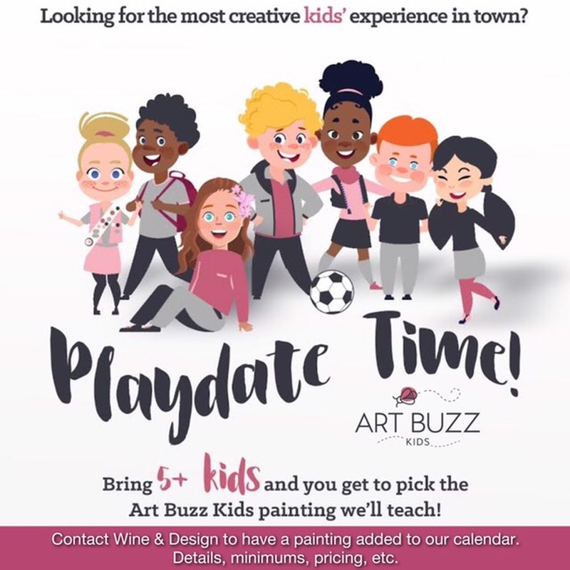 In-studio Art Buzz Kids - Bring 5+ (Choose the Painting for the Public Class)