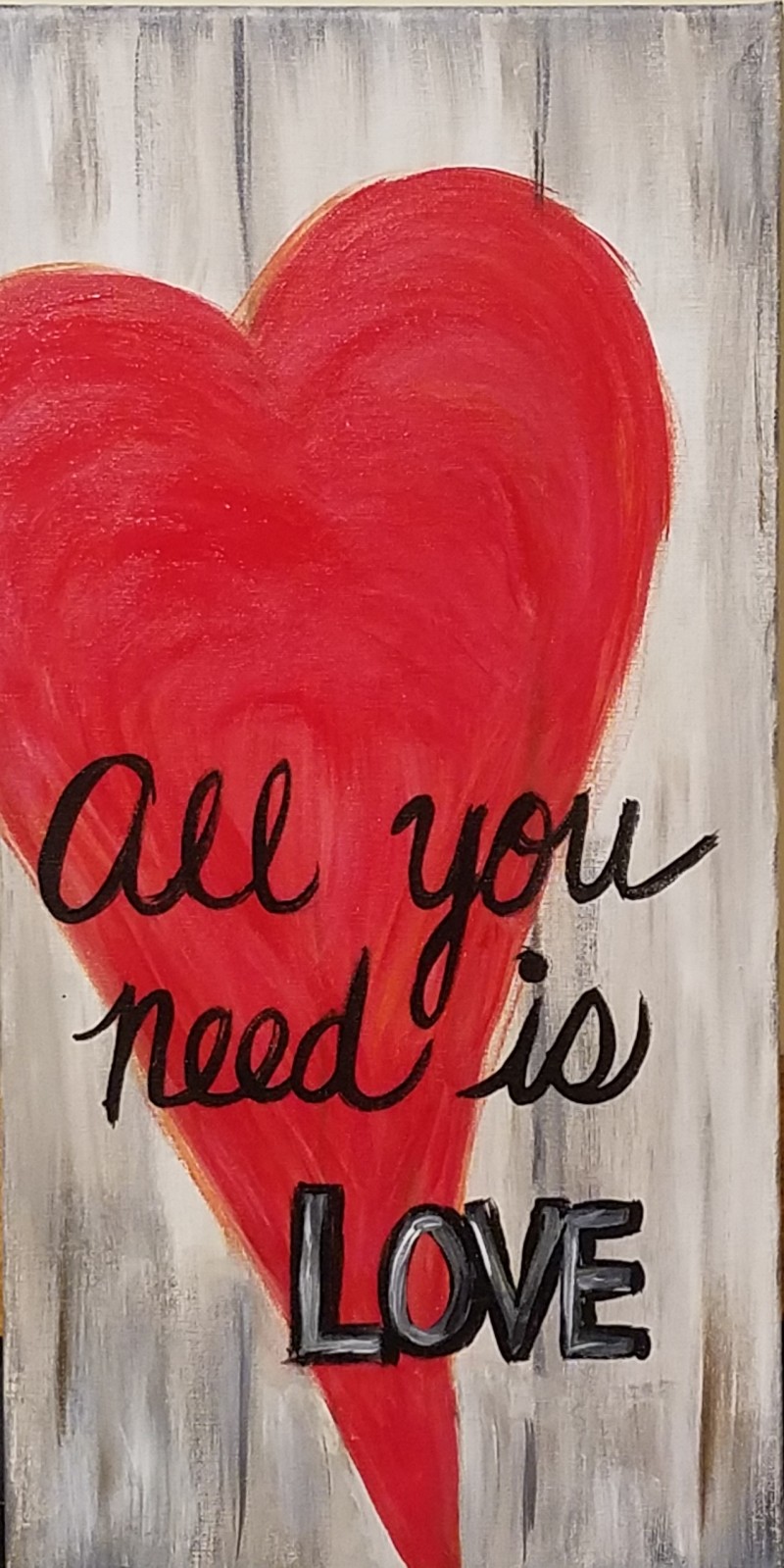ALL YOU NEED IS LOVE    ( YOU CHOOSE WORDS)