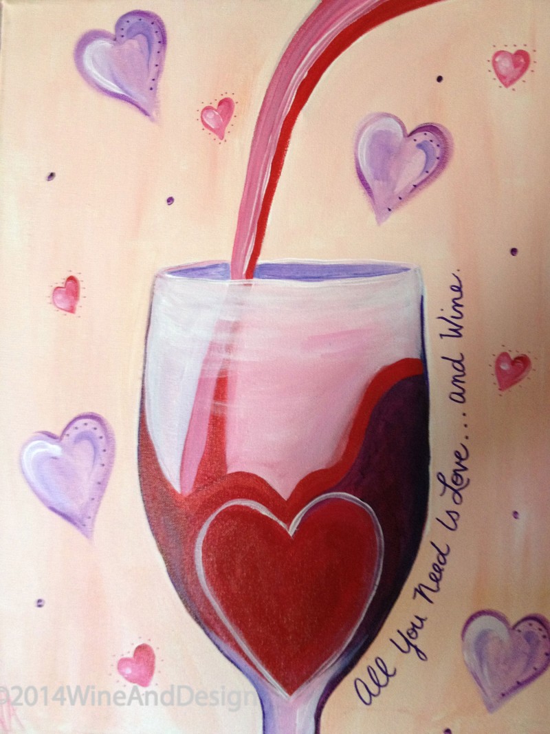 KIT: All You Need Is Love Wine Glass