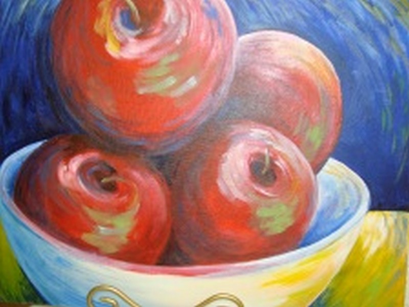 APPLES IN A BOWL 2PM