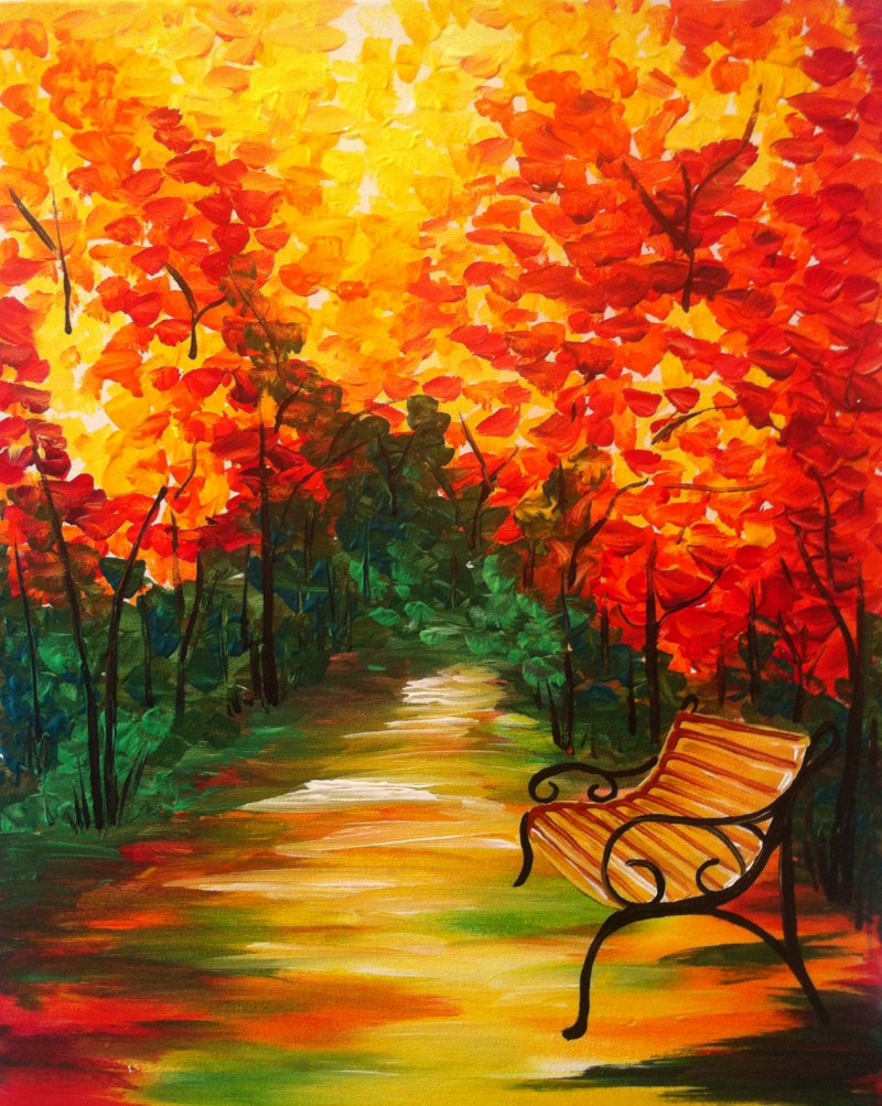Autumn Bench