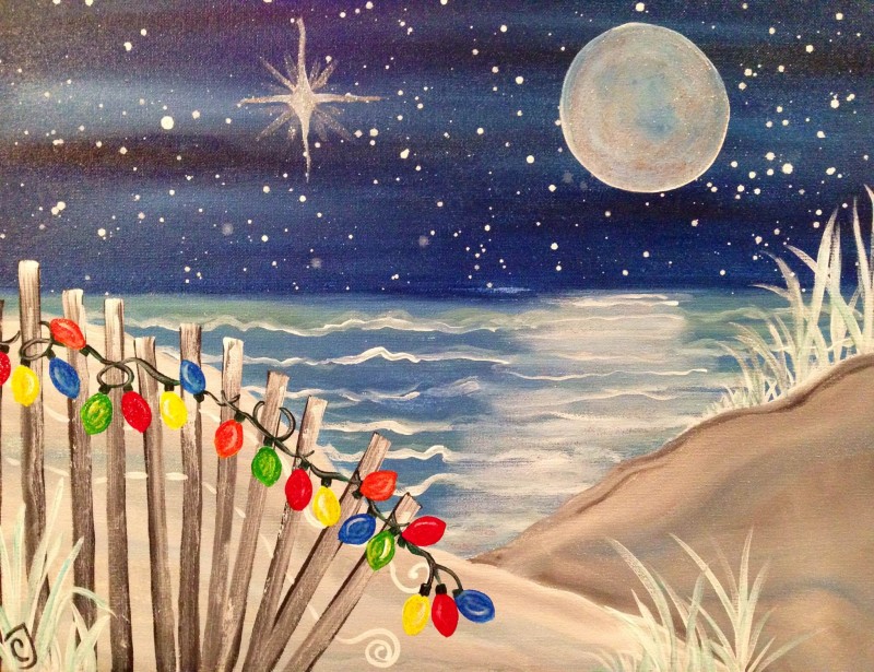 Beachside Twinkle Lights - In Studio Class