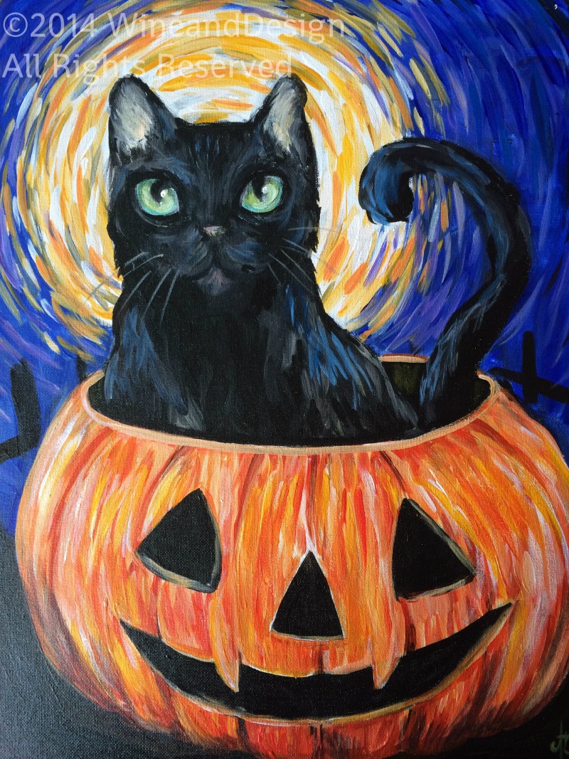 Black Cat Pumpkin