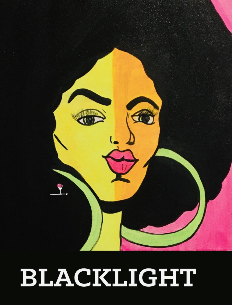 $30 Thursdays - Blacklight Brightly Colored Lady - Free Parking