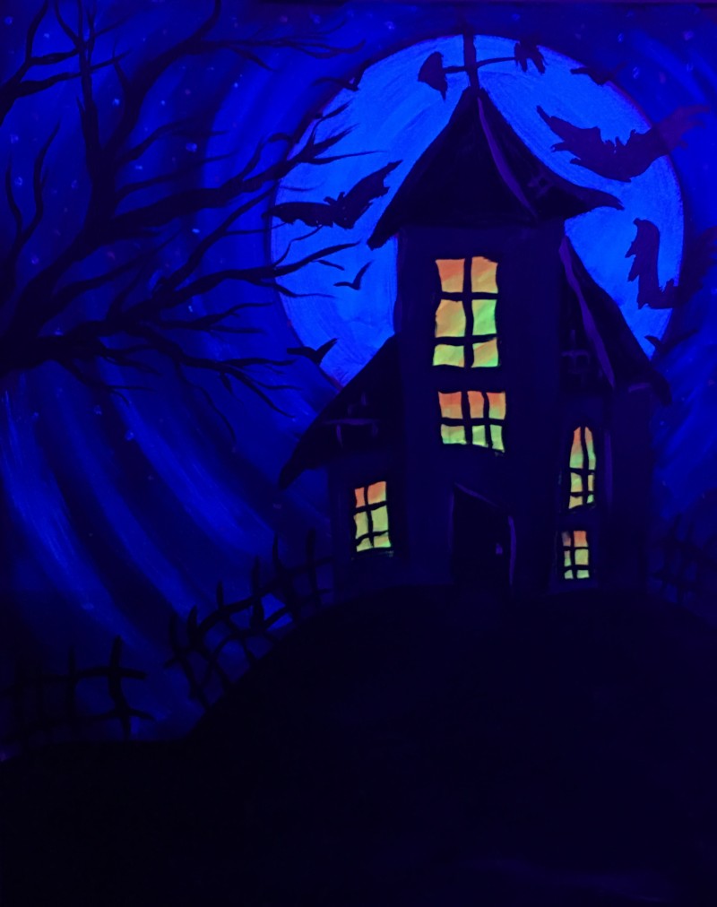 Blacklight Haunted House