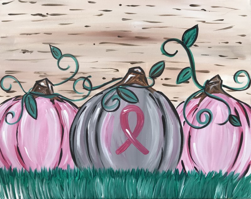 BREAST CANCER PUMPKINS