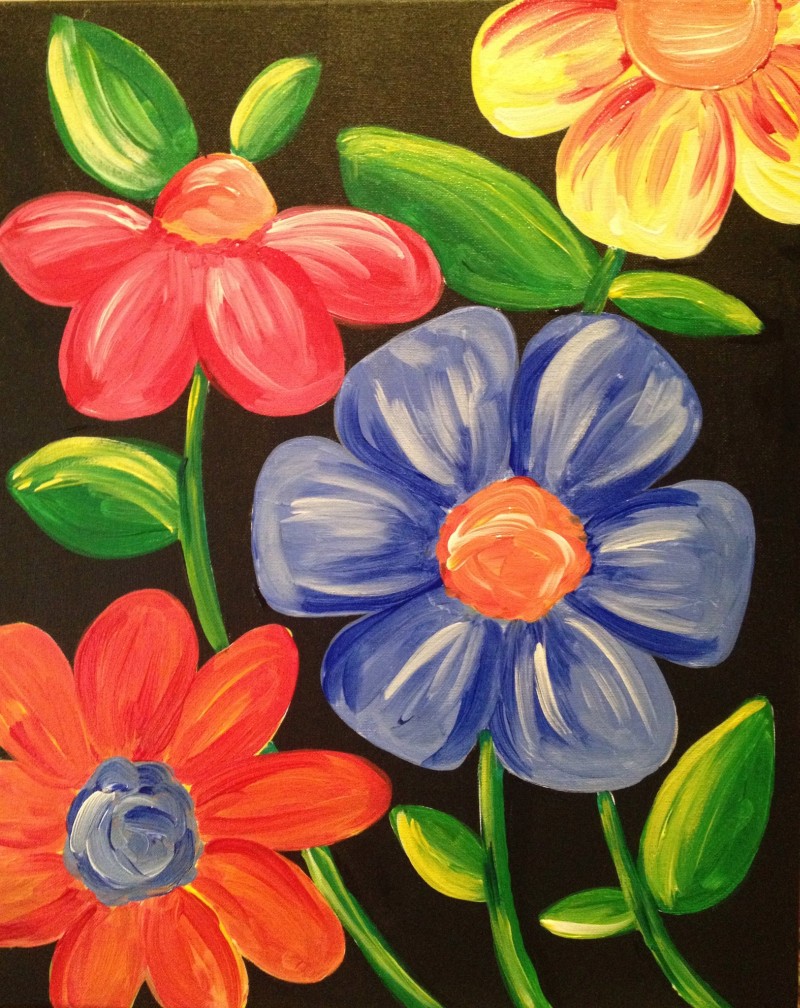 PAINTING CHANGE: Bright Flowers