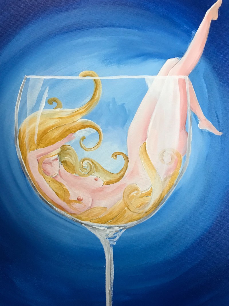 "White Wine Chill!" Adult Studio!
