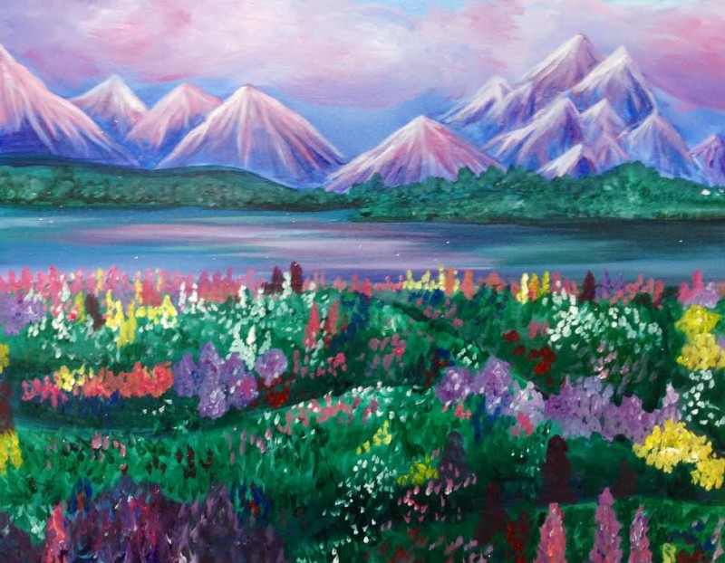 Purple Mountain Wildflowers