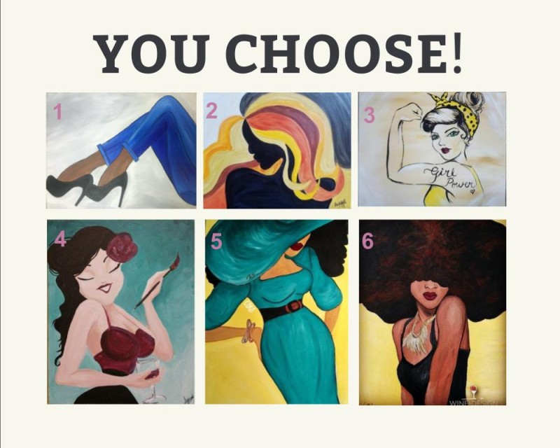 Wine & Design Franklin, TN Paint & Sip Wine Parties Wine & Design