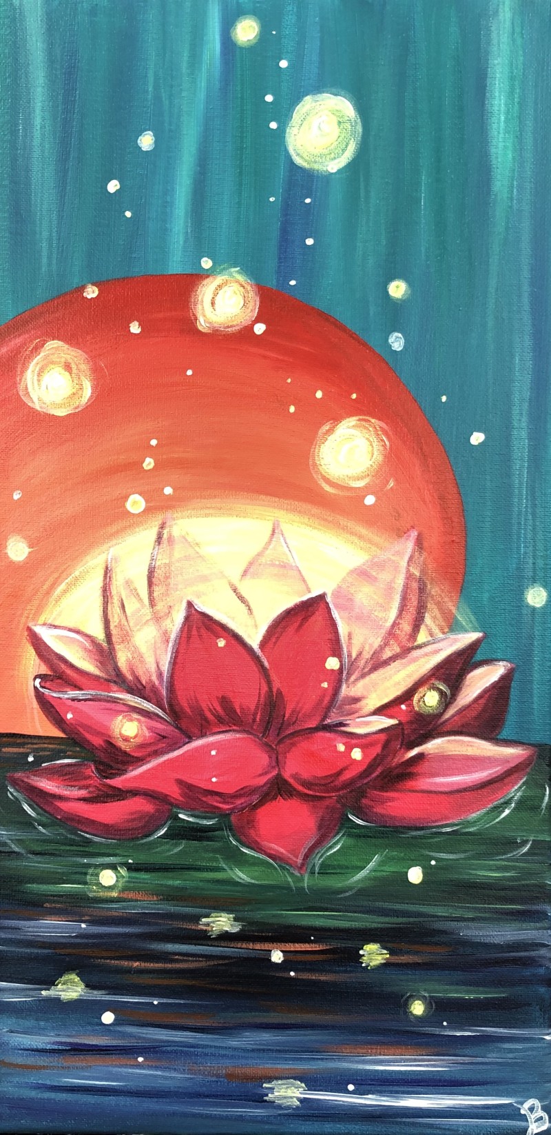 Moonlit Lotus - In Studio Class