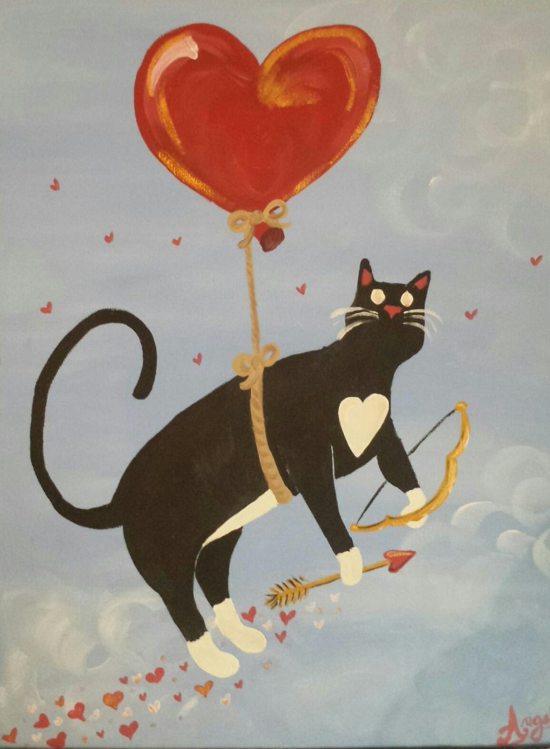 SOLD OUT! Paint It Forward at Cat Tales Cat Cafe! 