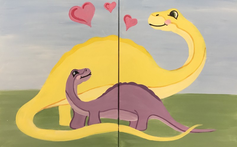 Early Mother's Day Event! Mommy & Me: Dinosaurs 11AM-12:30PM  - In Studio Class!