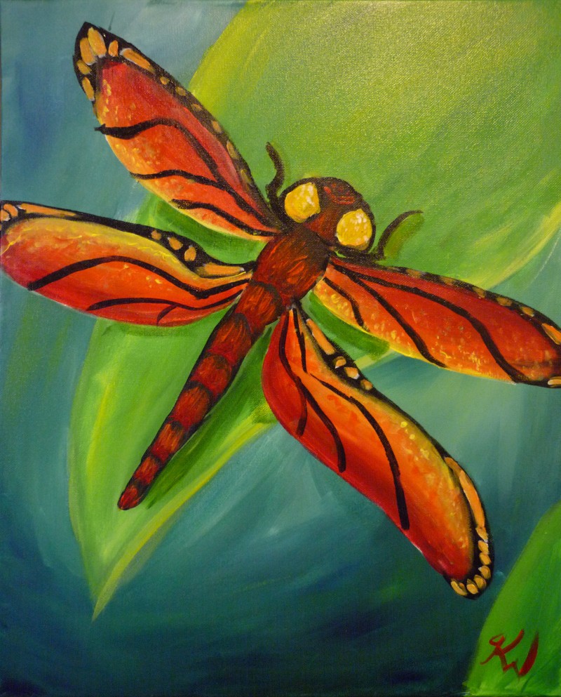 Orange Dragonfly